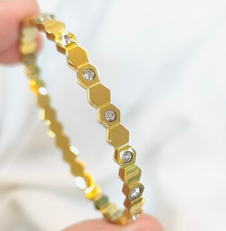 Honeycomb Bracelet Bangle kohi shop