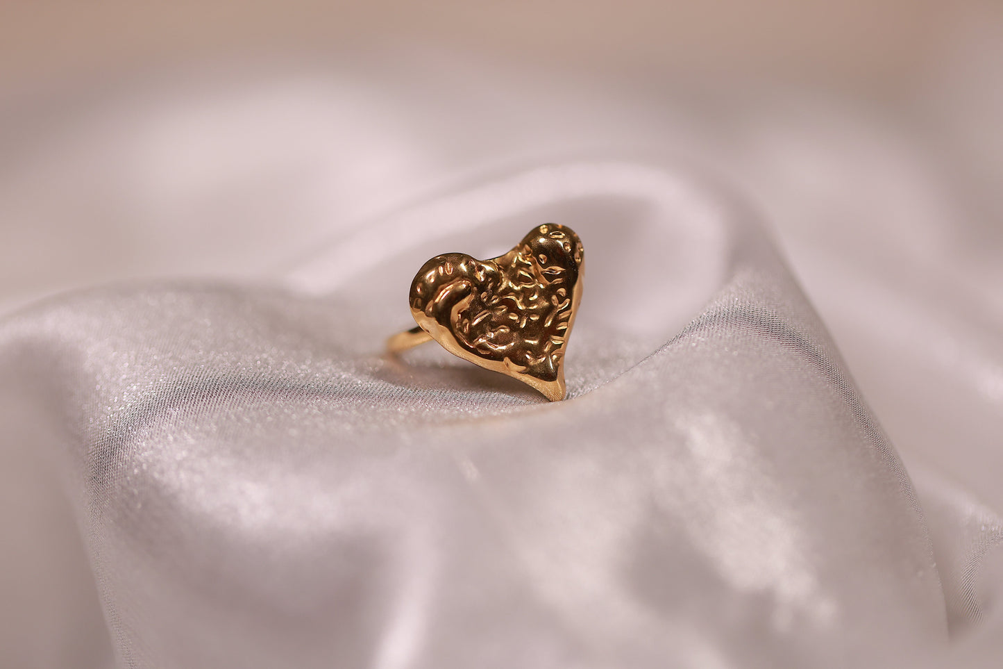 Vintage Heart Ring kohi