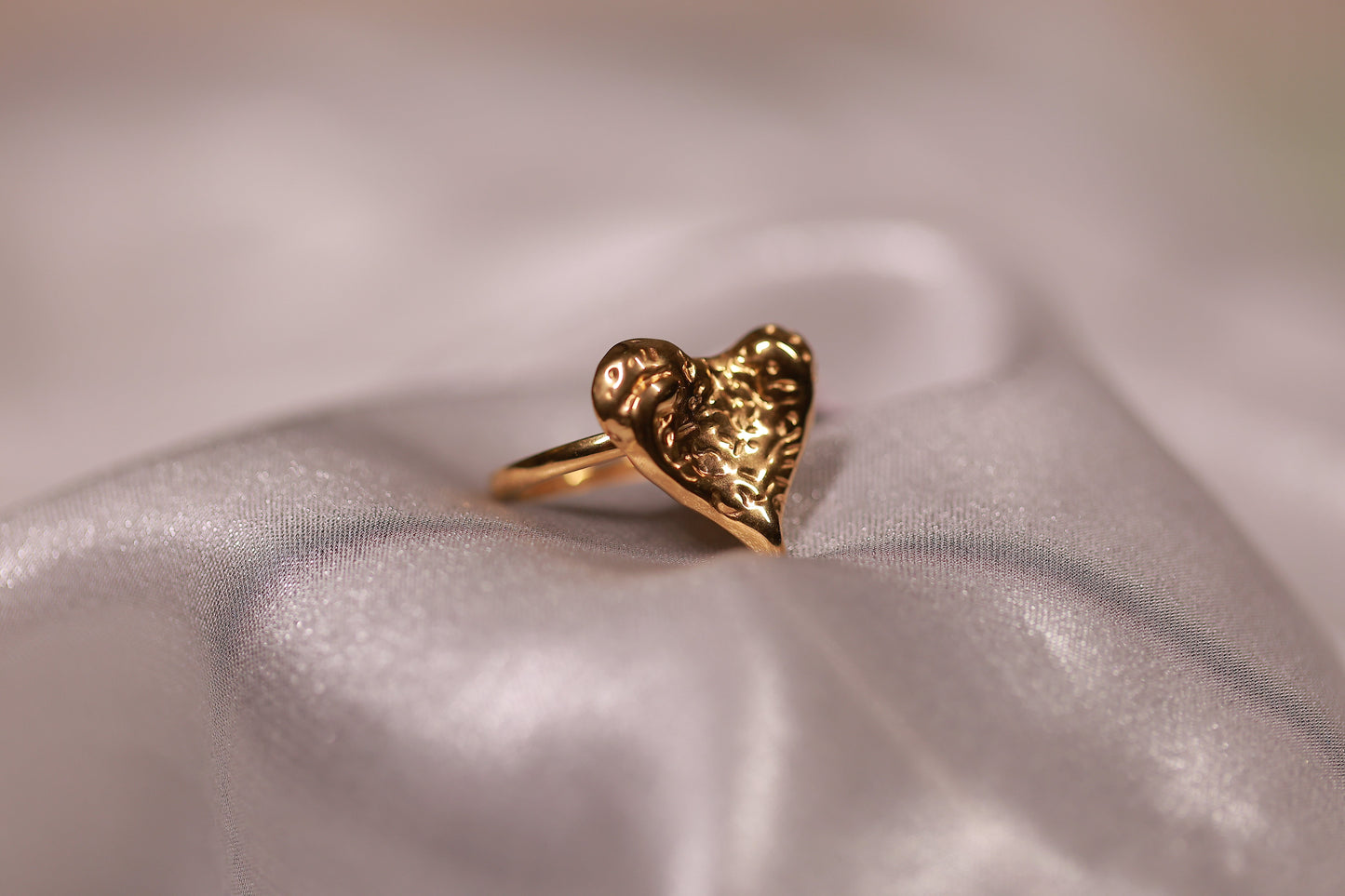 Vintage Heart Ring kohi
