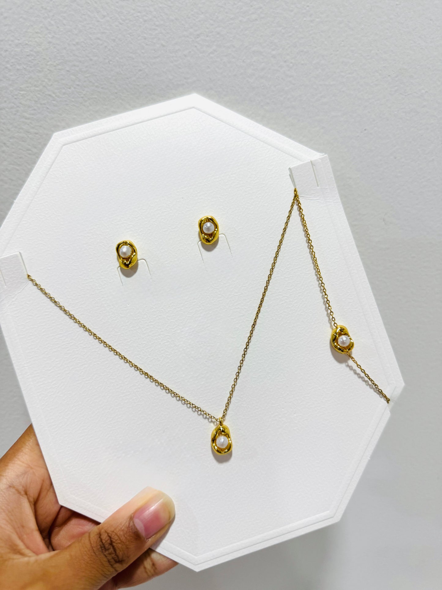 Pearl Combo Set + Bracelet