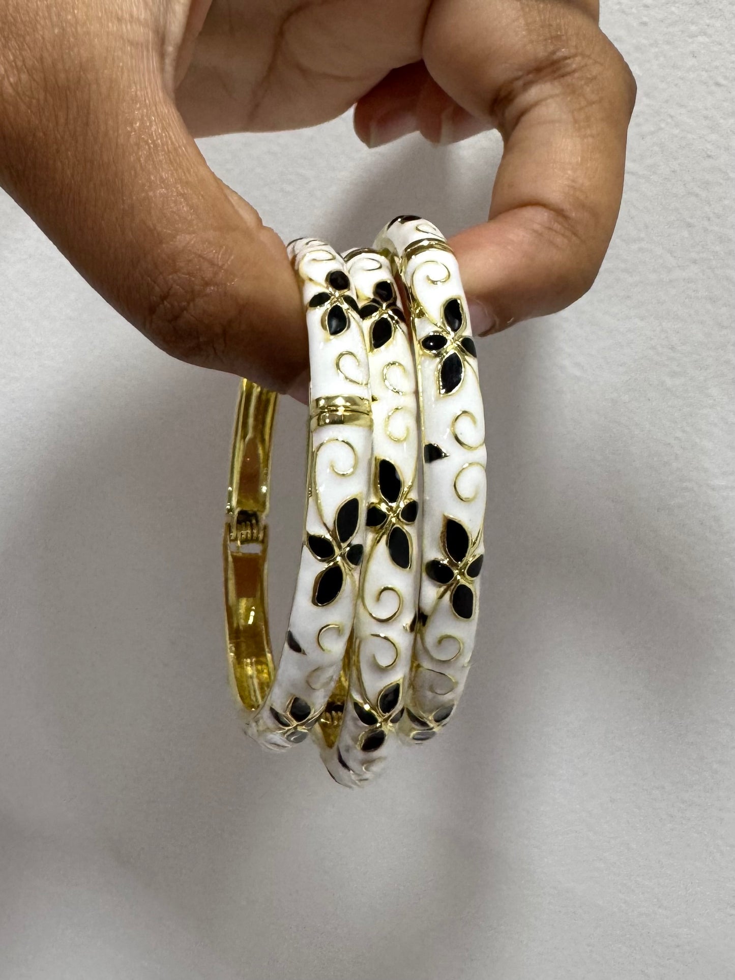 Flower Italian Bangle