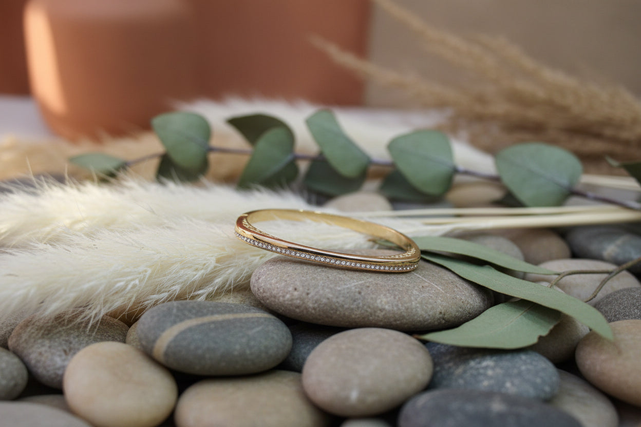 Yellow gold Square bracelet