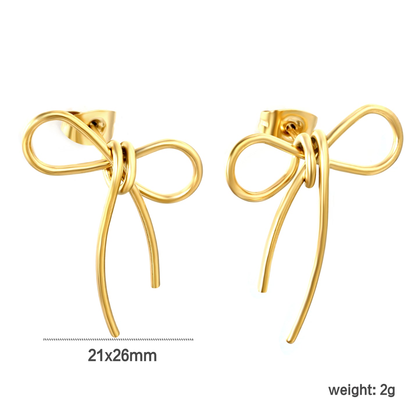 Abstract Heart Earring