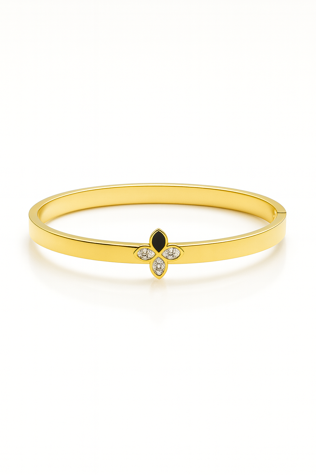 Studded Cloverleaf Bangle kohi shop