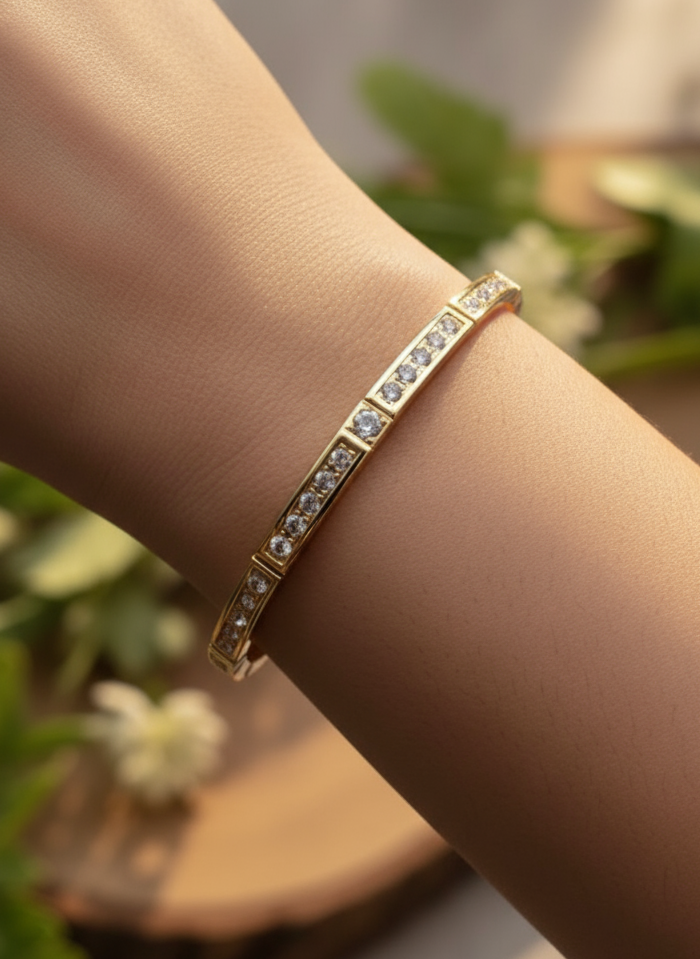 Zirconia bangle
