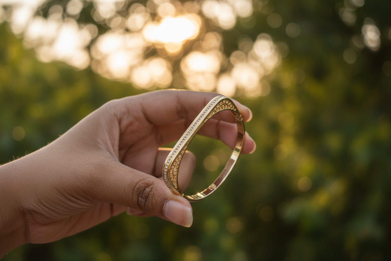 Yellow gold Square bracelet