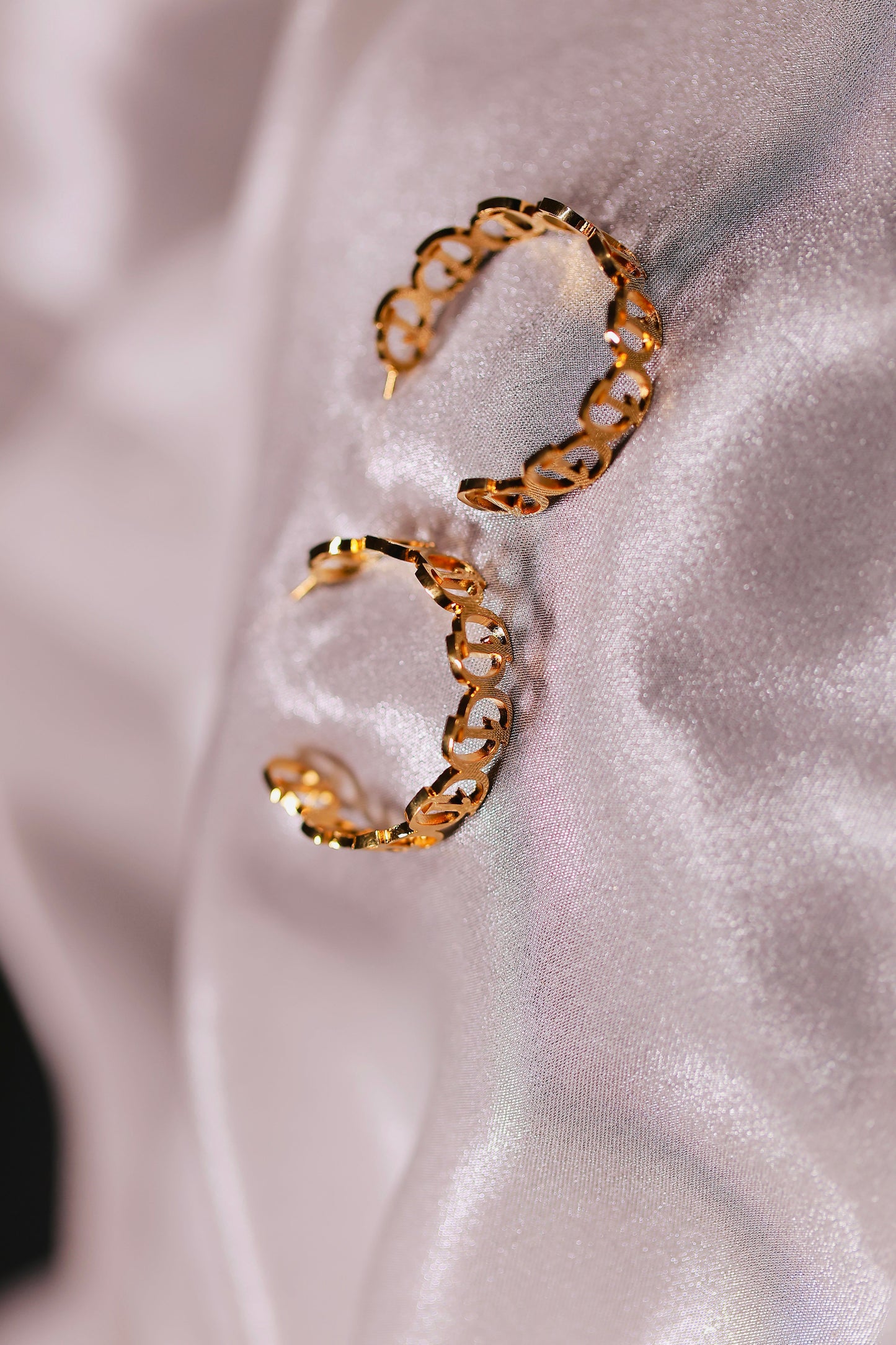 Classy Pattern Hoops kohi