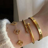 Gold Clover Bracelet kohi shop