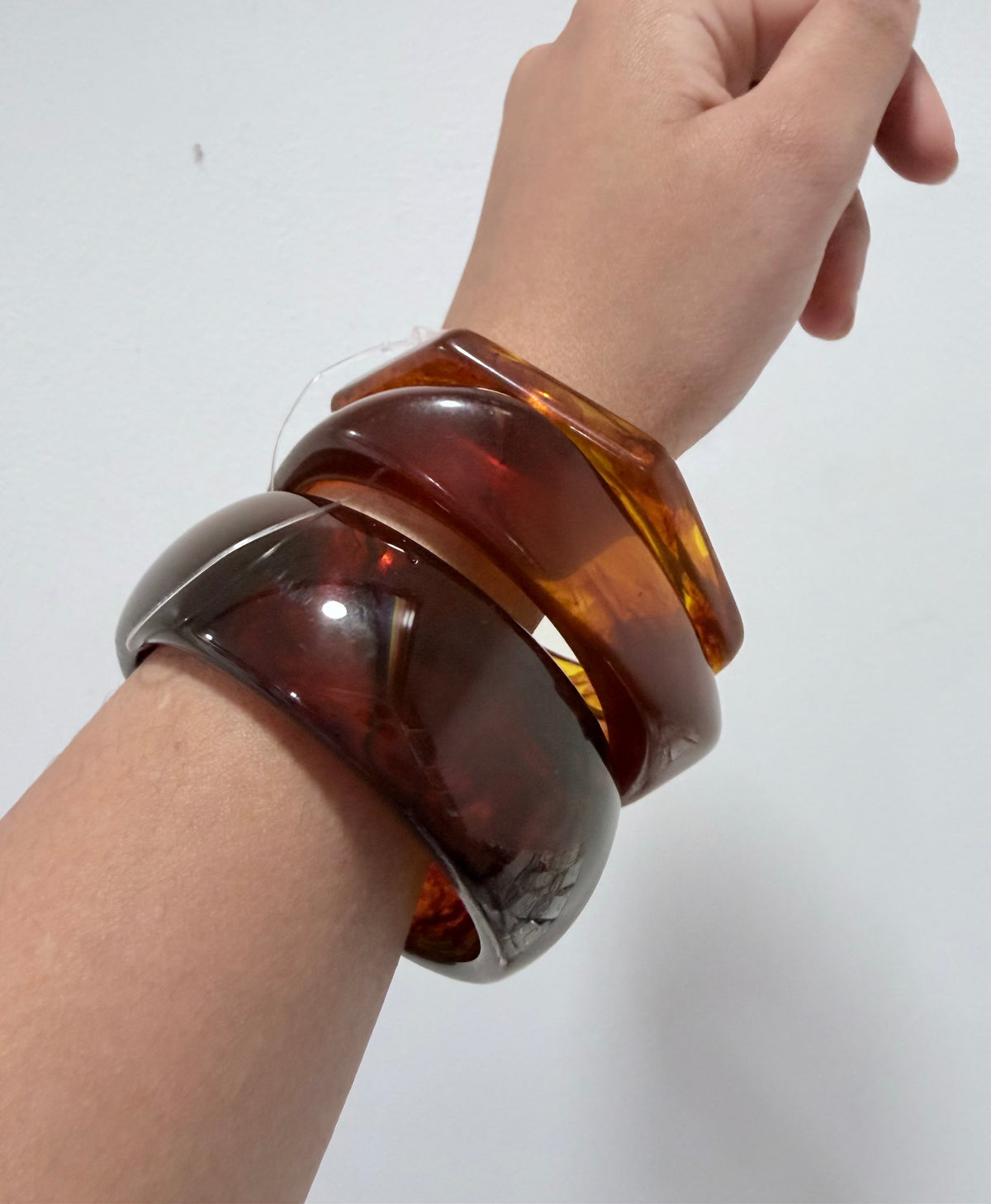 Chunky Resin Bangle ( set of 3 )