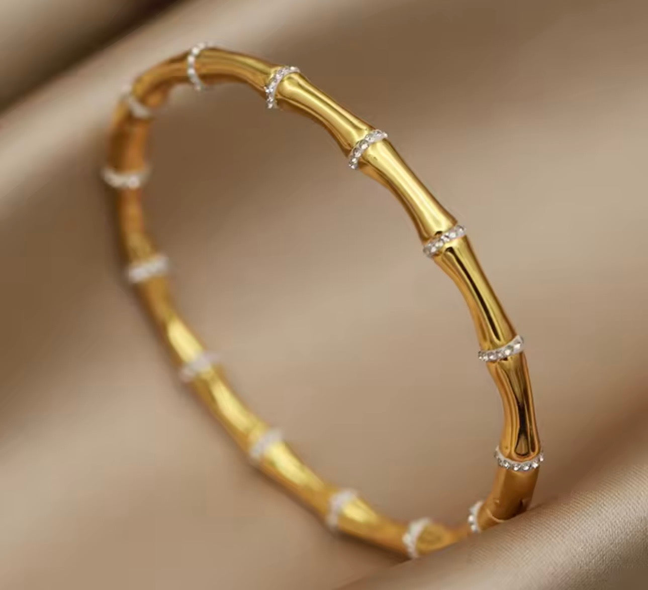 Bamboo Bling Bracelet