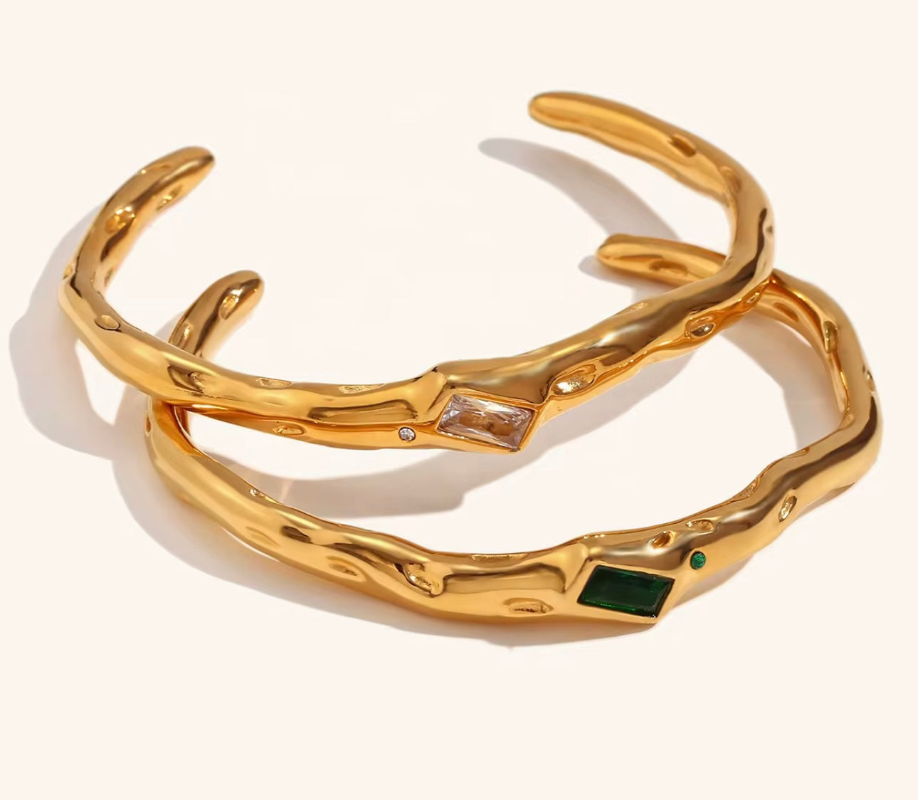 Trendy Vintage Zirconia Bangle Bracelet kohi shop