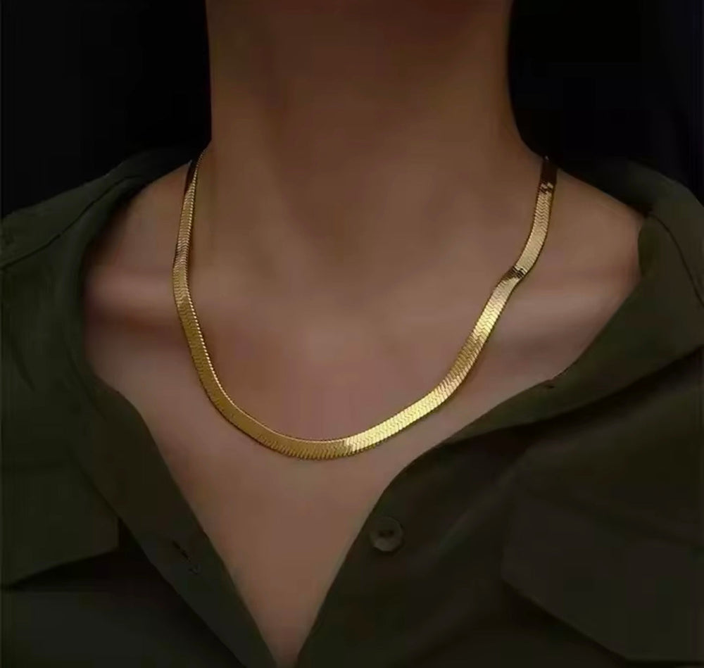 18k gold plated Snake chain kohi shop