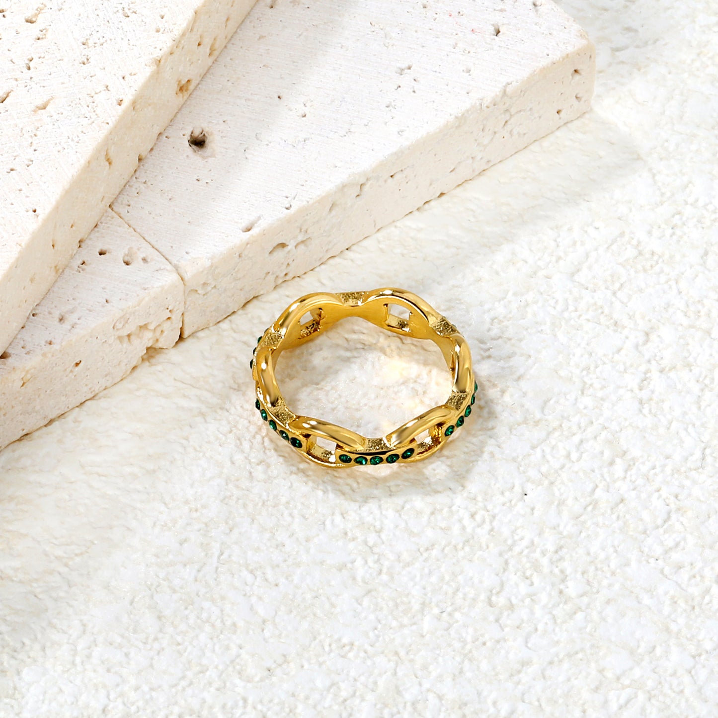 Sun-kissed Gem Ring