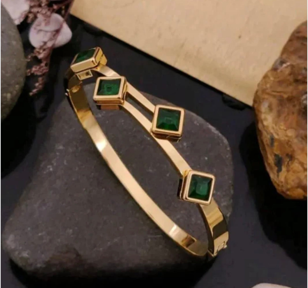 Emerald bangle