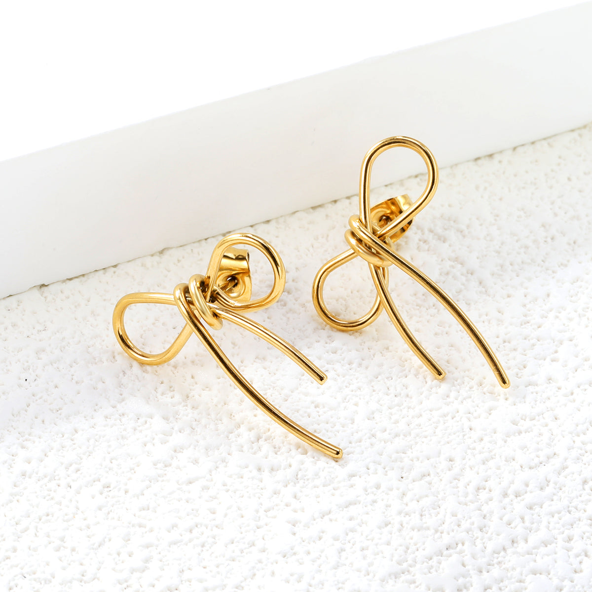 Abstract Heart Earring