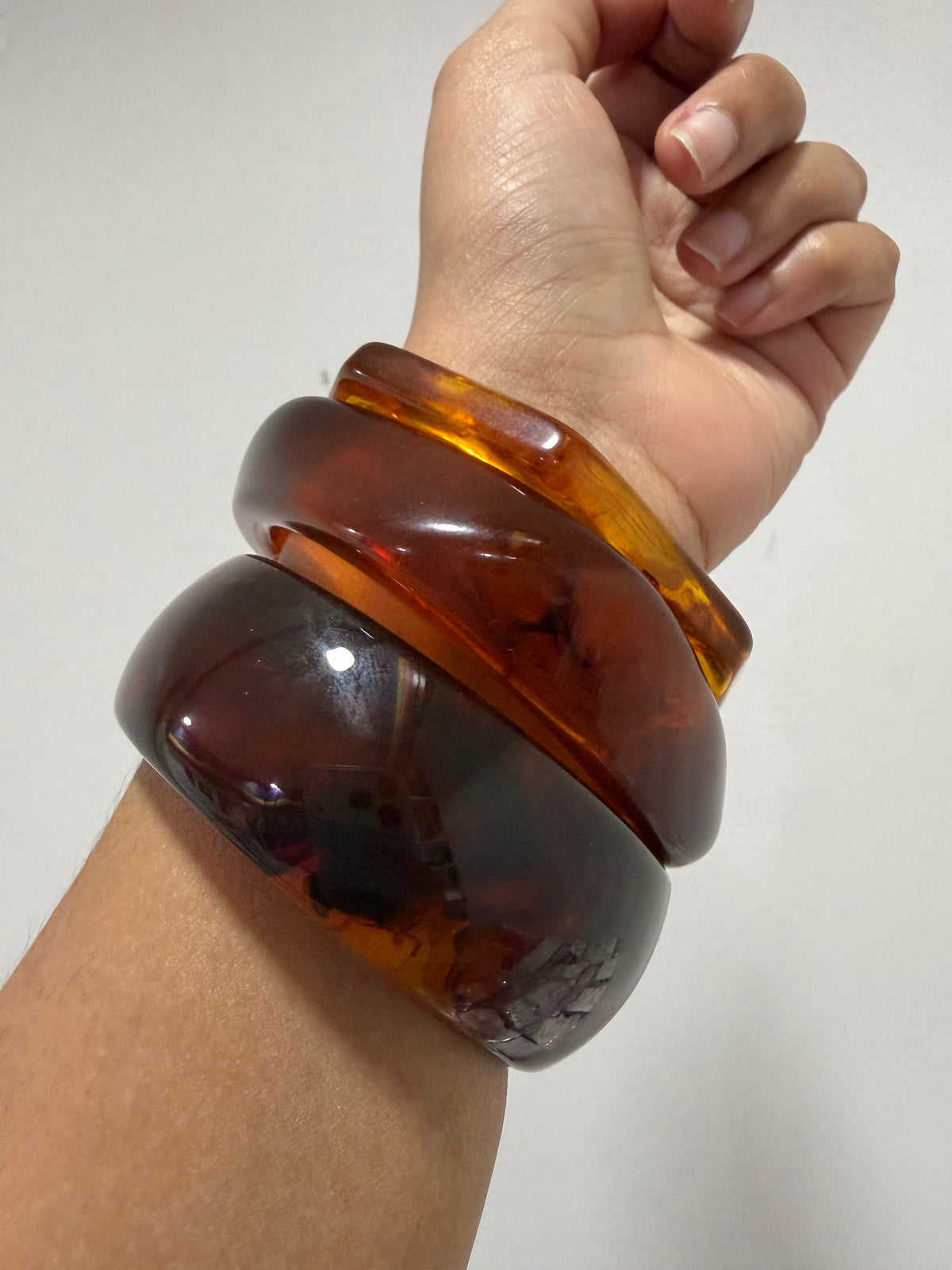Chunky Resin Bangle ( set of 3 )