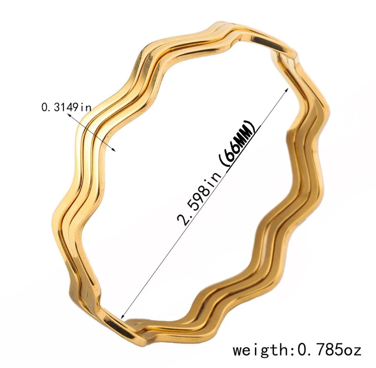Wave 3 set Bangle