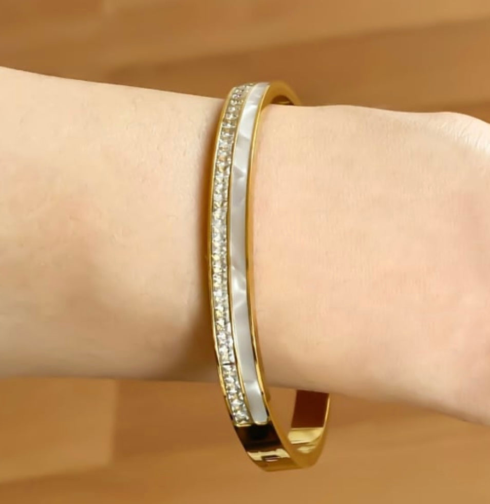 Zirconia Double Diamond Bracelet