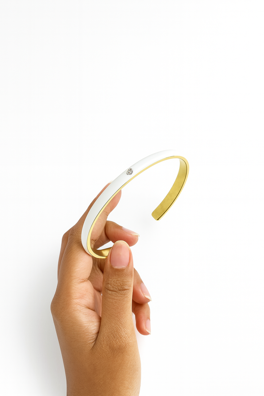 White cuff Bracelet