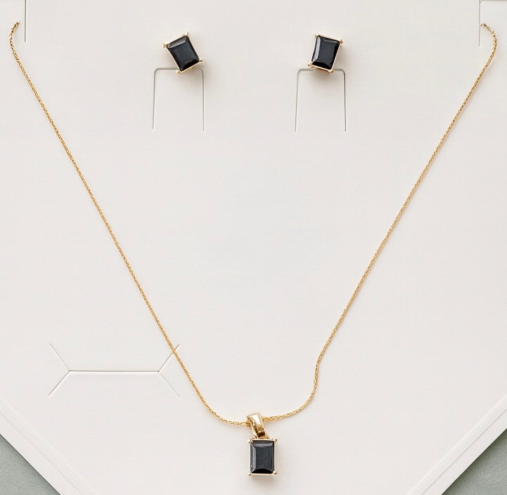 Black Zirconia Combo set kohi shop