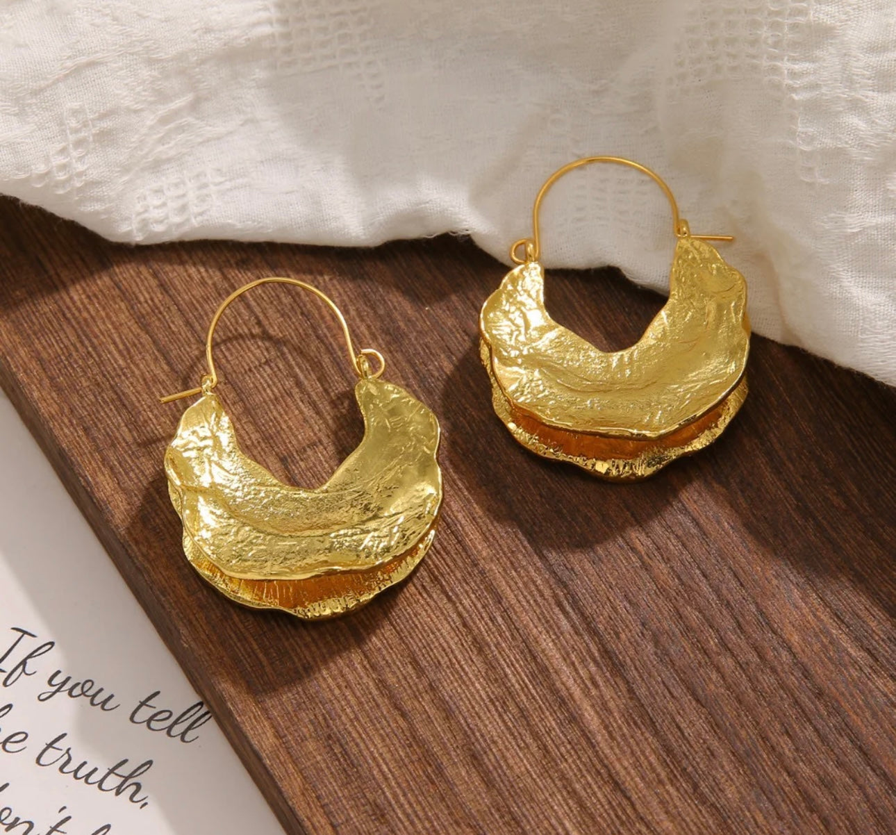 Circle Wave Earring kohi