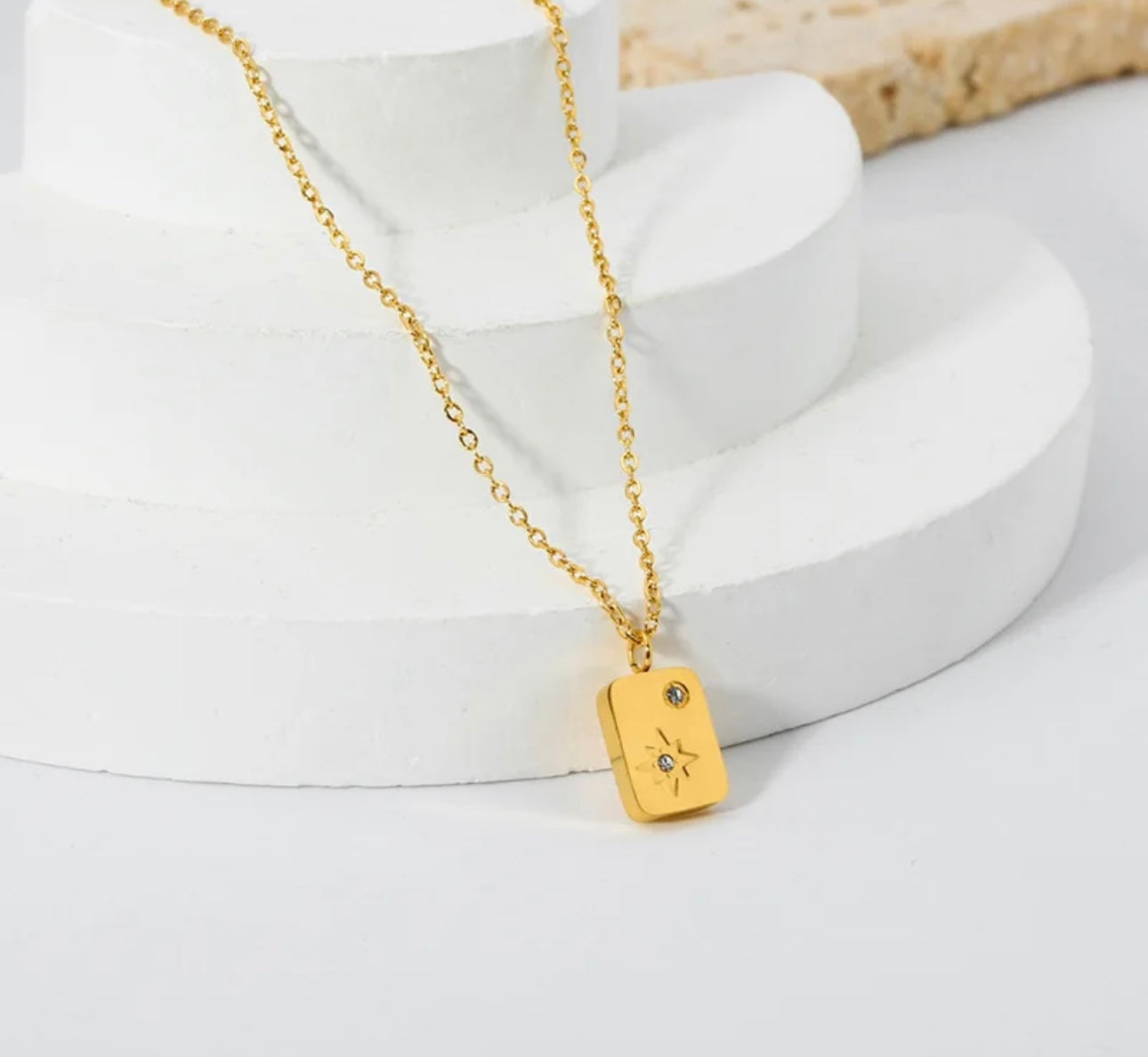 Star Box Pendent Necklace kohi shop