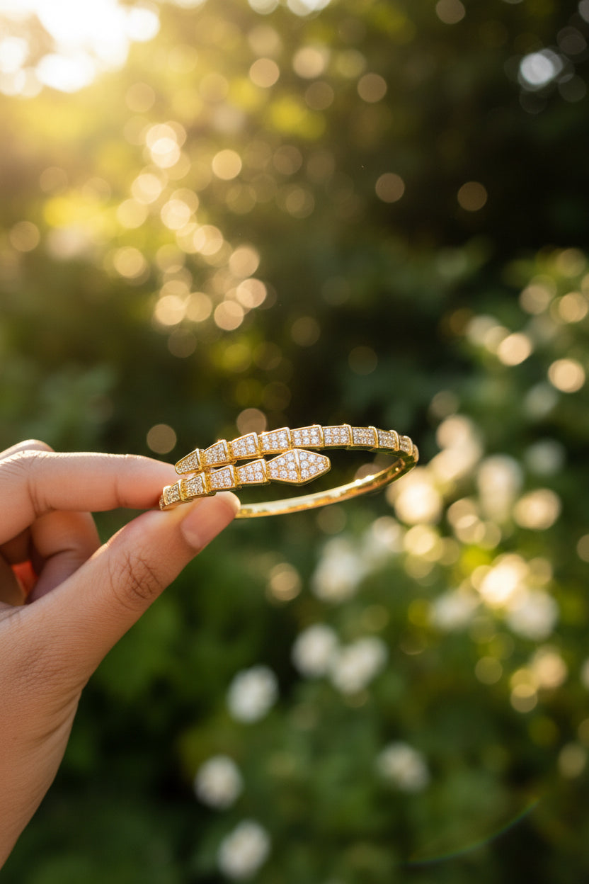 Snake AD bracelet-⭐ 1-Year Warranty