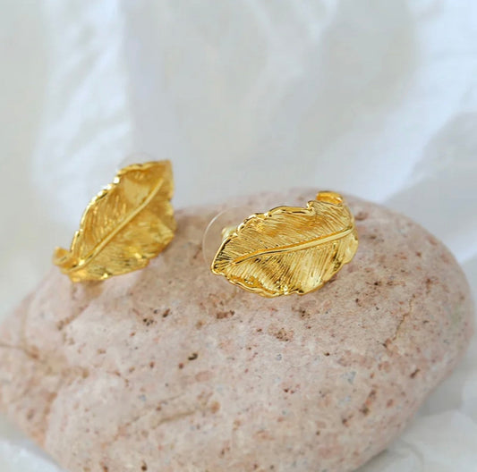 Leaf earring kohi shop