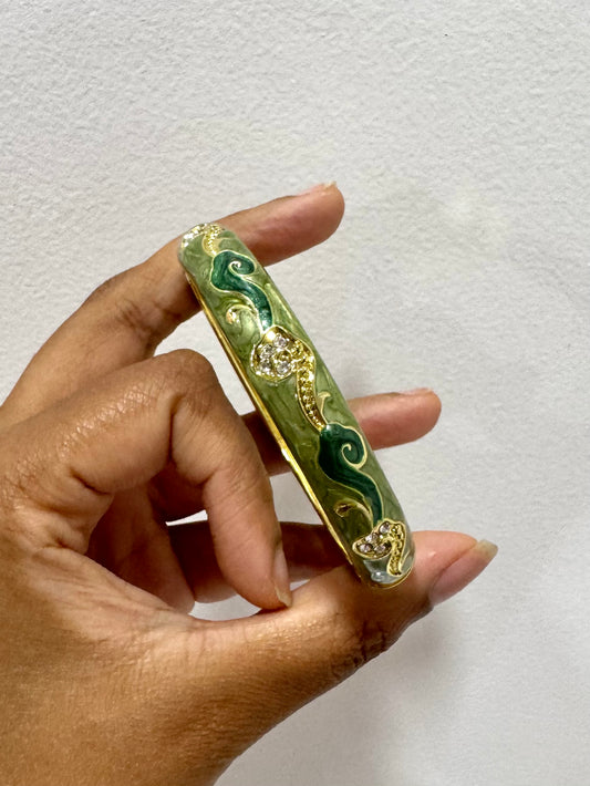Pastel Wave Italian Bangle