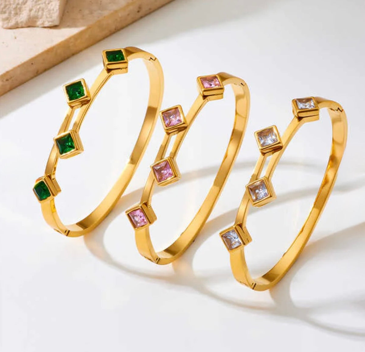 Emerald bangle
