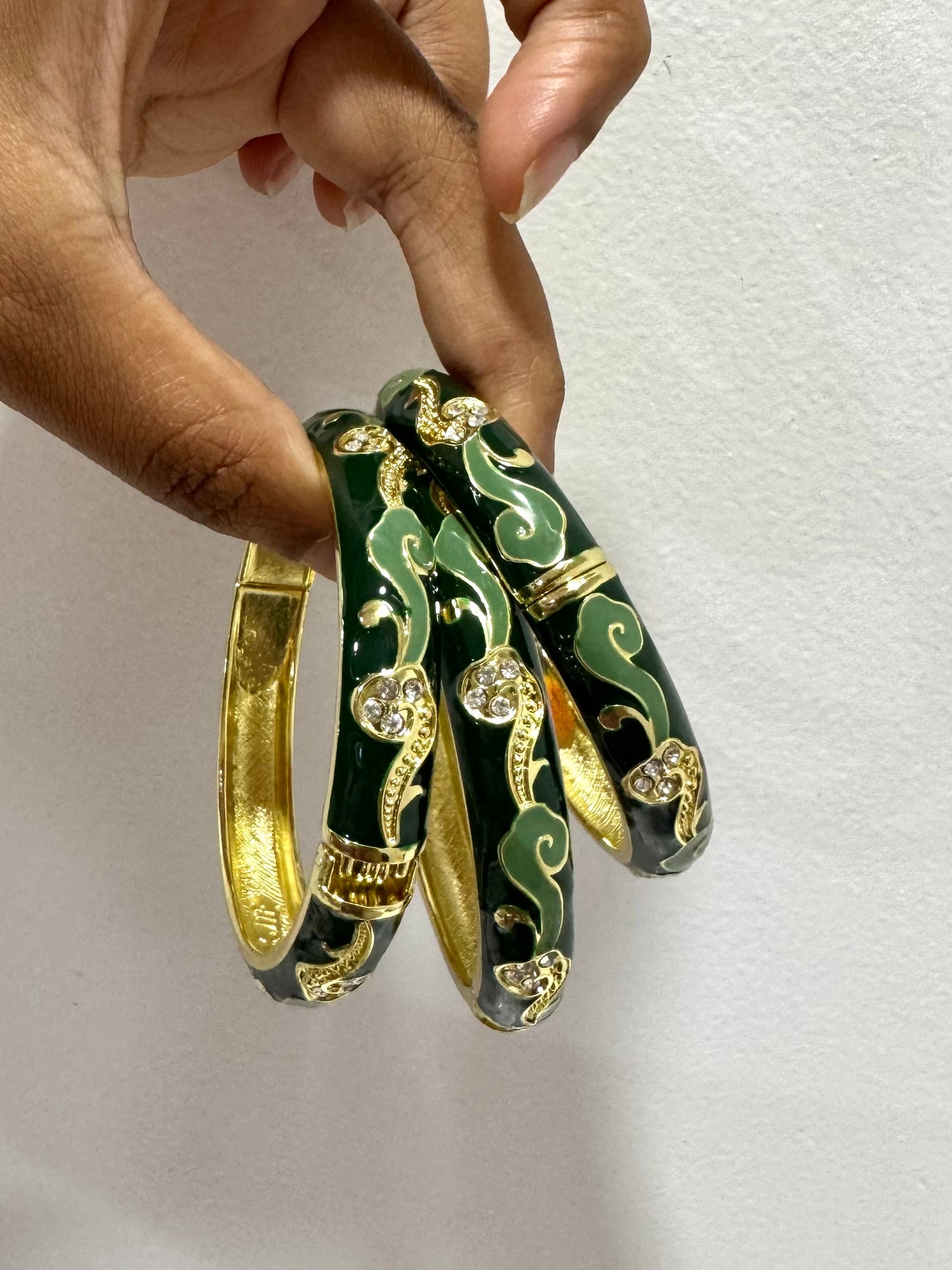 Zirconia Italian Bangle