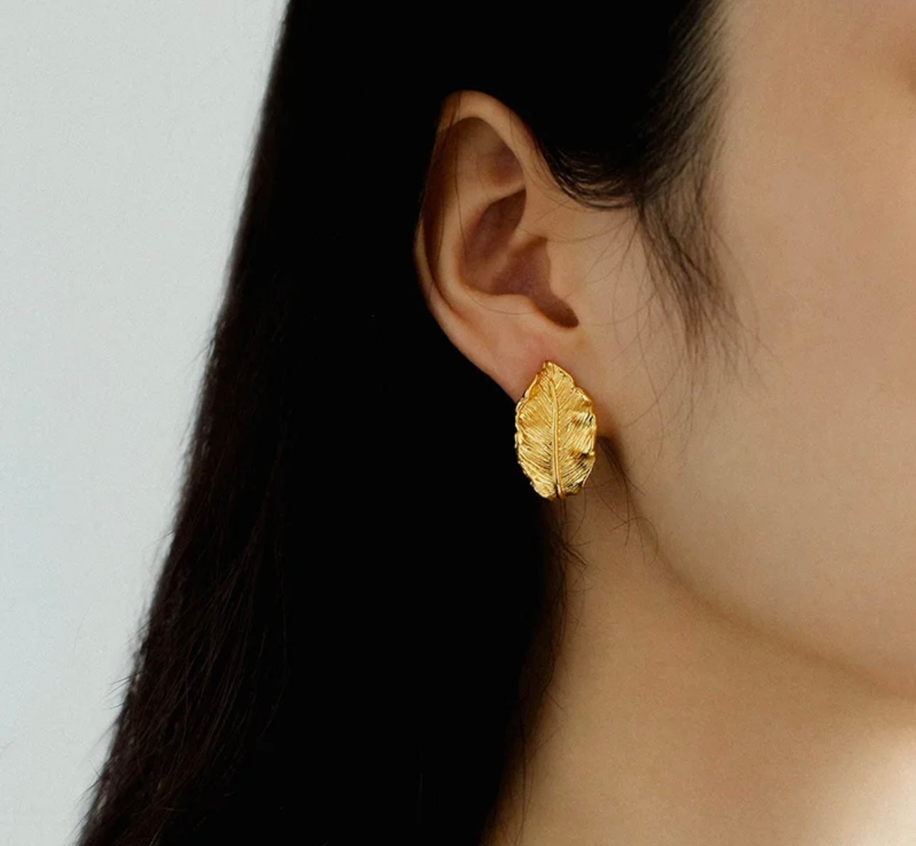 Leaf earring kohi shop