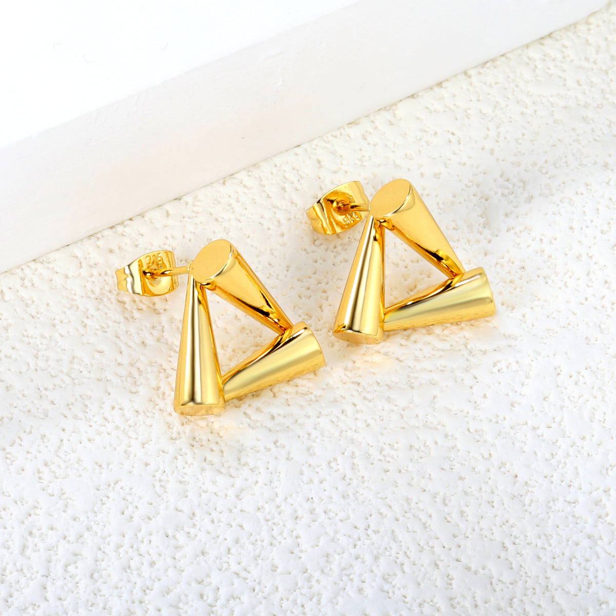 Abstract Triangle Earring