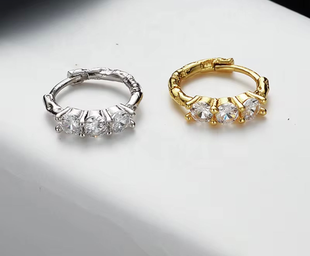 Zirconia Earring Hoops kohi shop