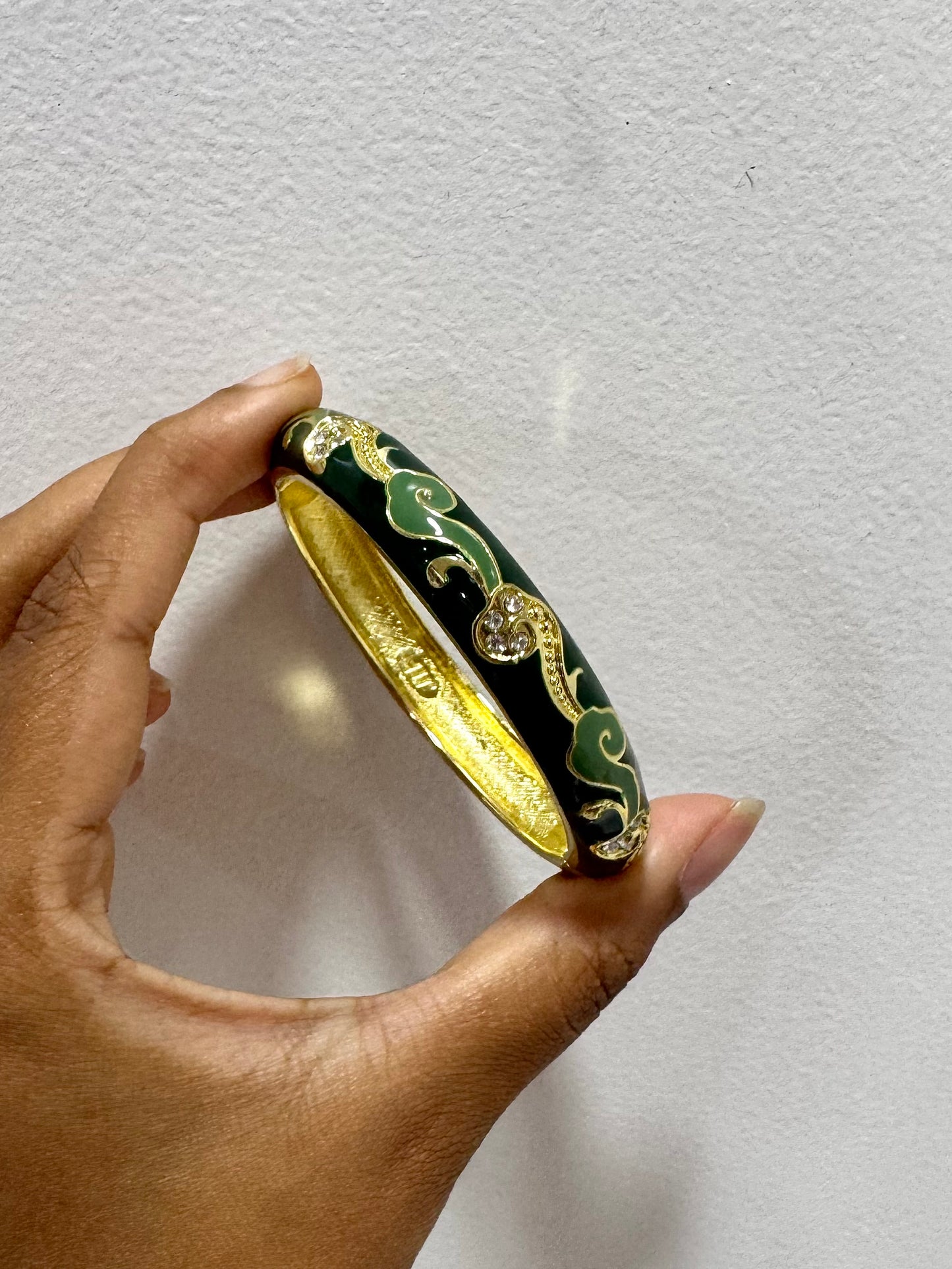 Zirconia Italian Bangle