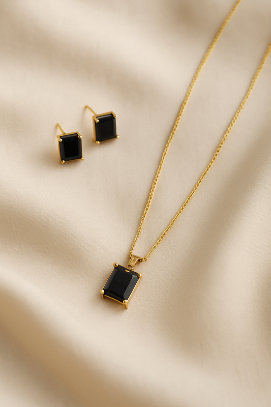 Black Zirconia Combo set kohi shop
