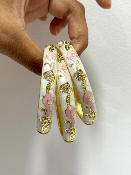 Pastel Pink Italian Bangle