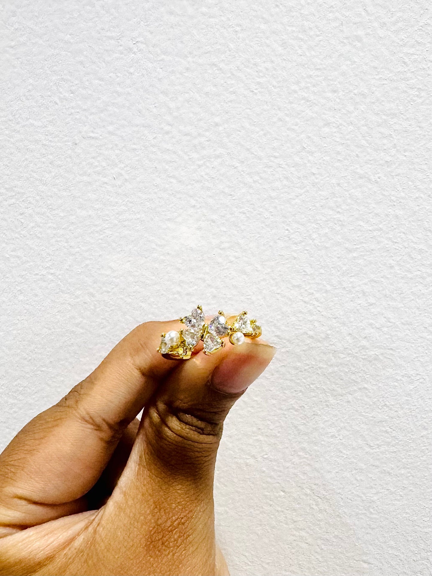 Diwali collection Flower Crystal Ring