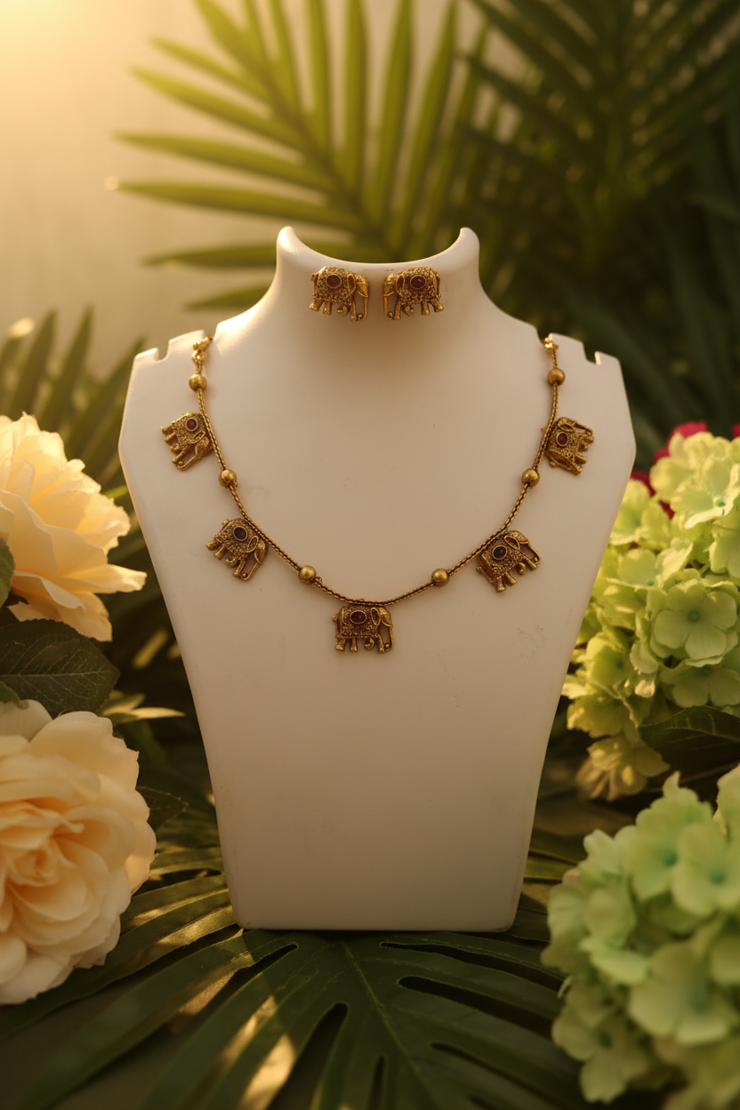 Elephant necklace