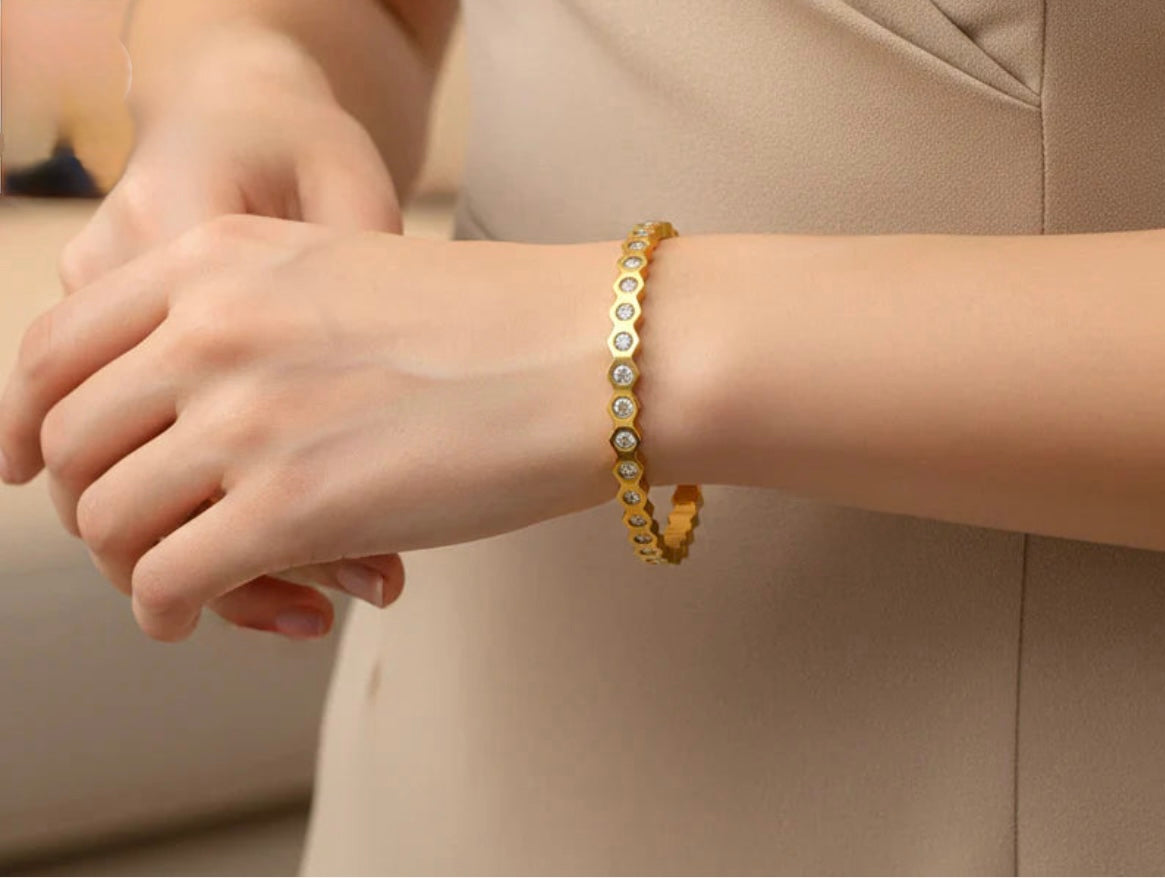 Diamond Bangle Bracelet