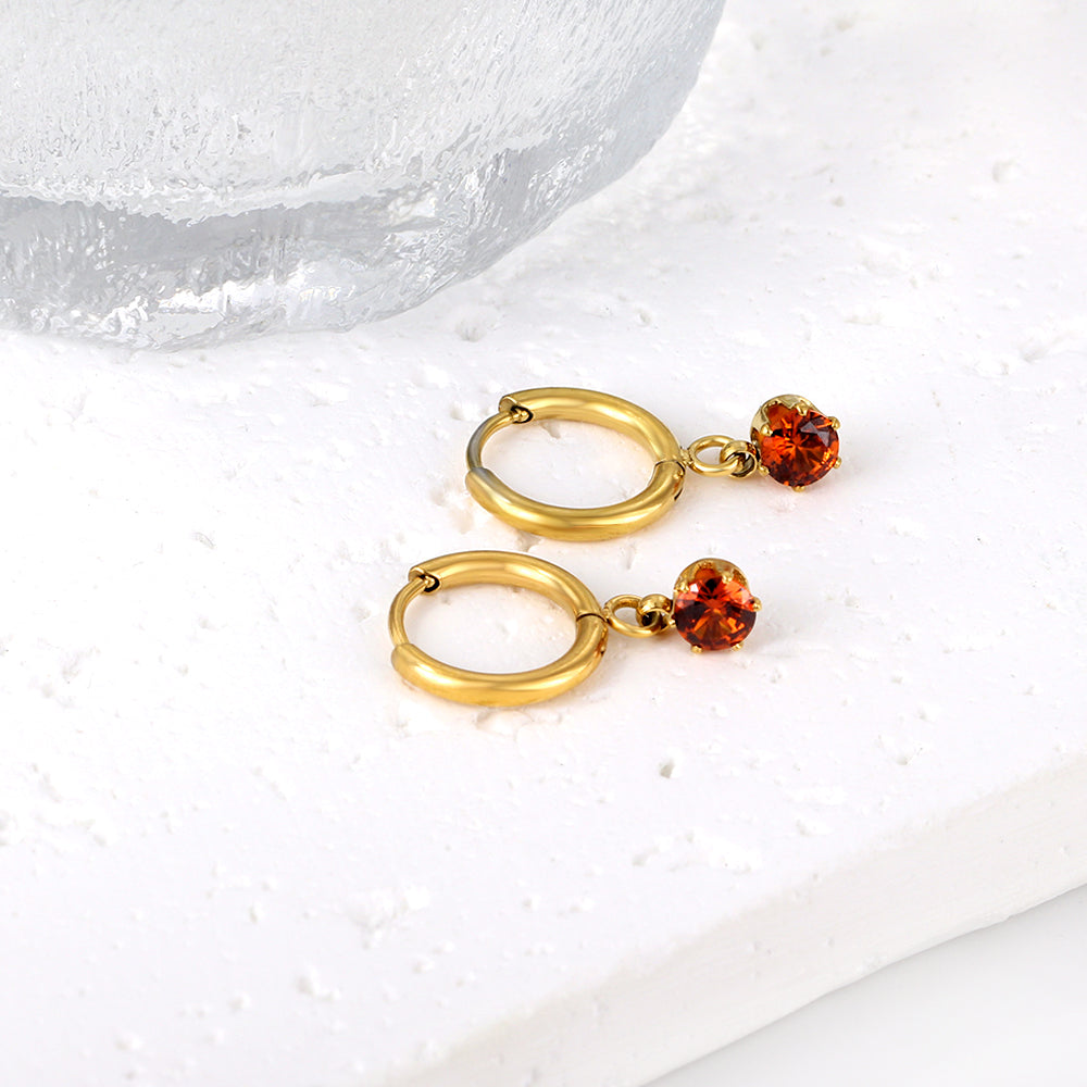 Ruby earring