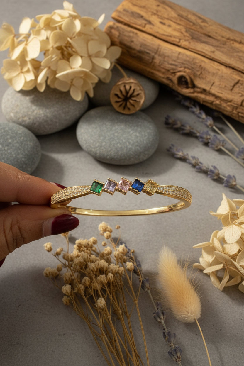 American diamond Multi Bracelet-⭐ 1-Year Warranty