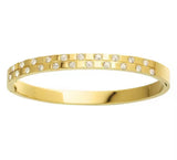 Classic Cross Pattern Zirconia Bangle kohi shop