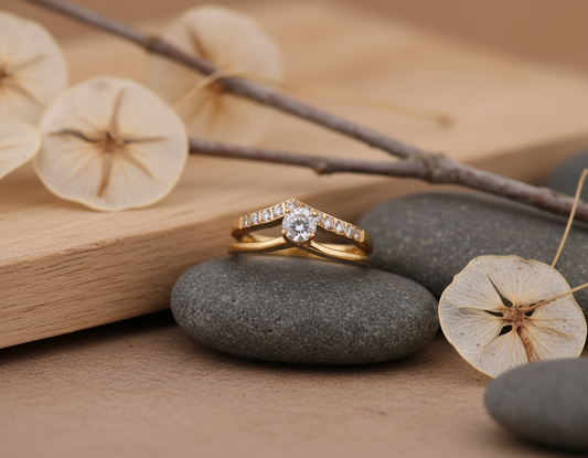 Zirconia Double Layer Ring