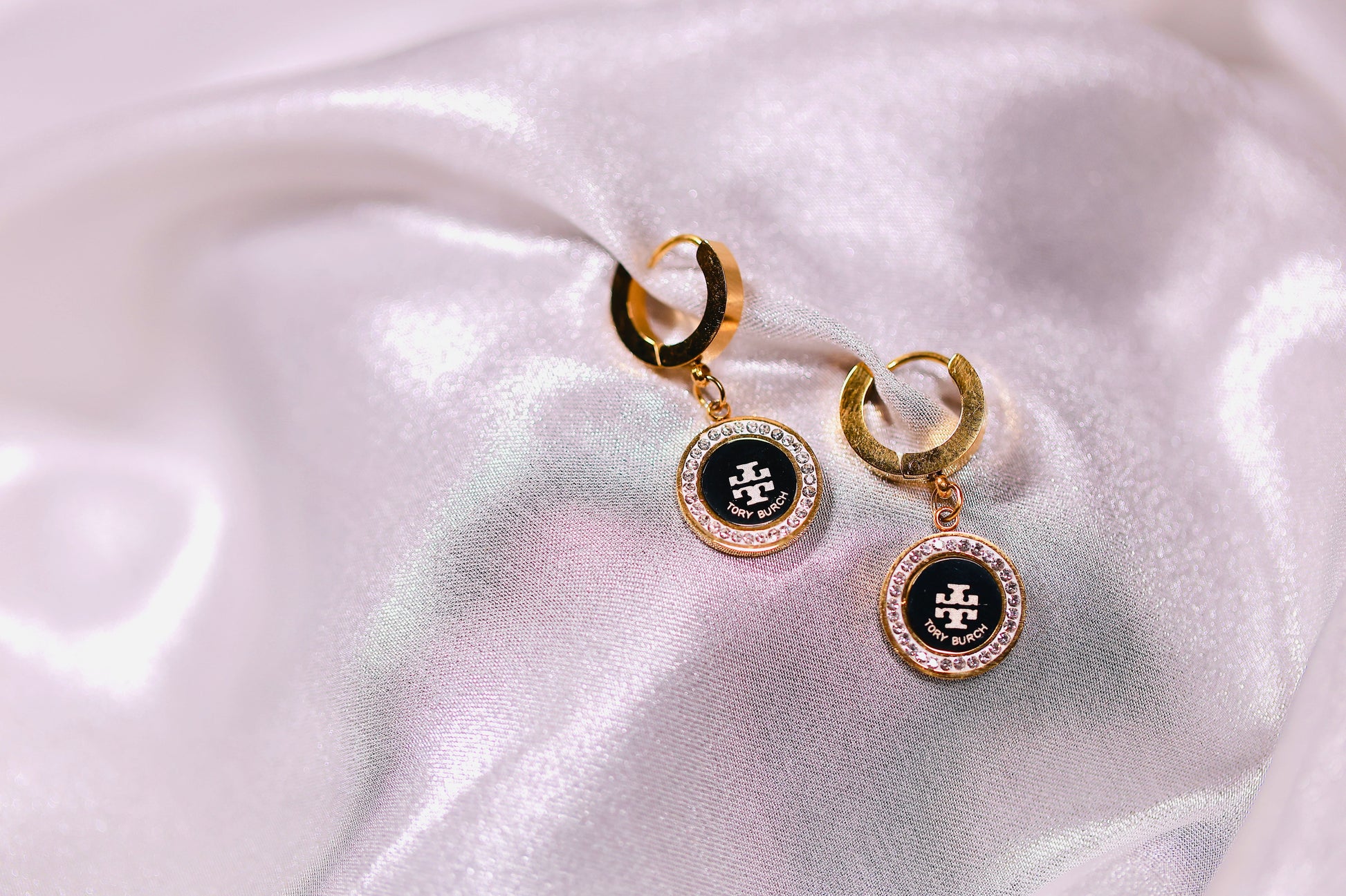 Zirconia Diamond Infused Black Drop Earring kohi