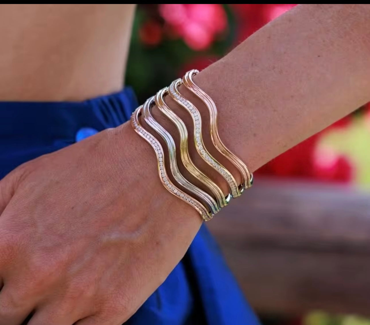 Wave Bangle Bracelet kohi shop