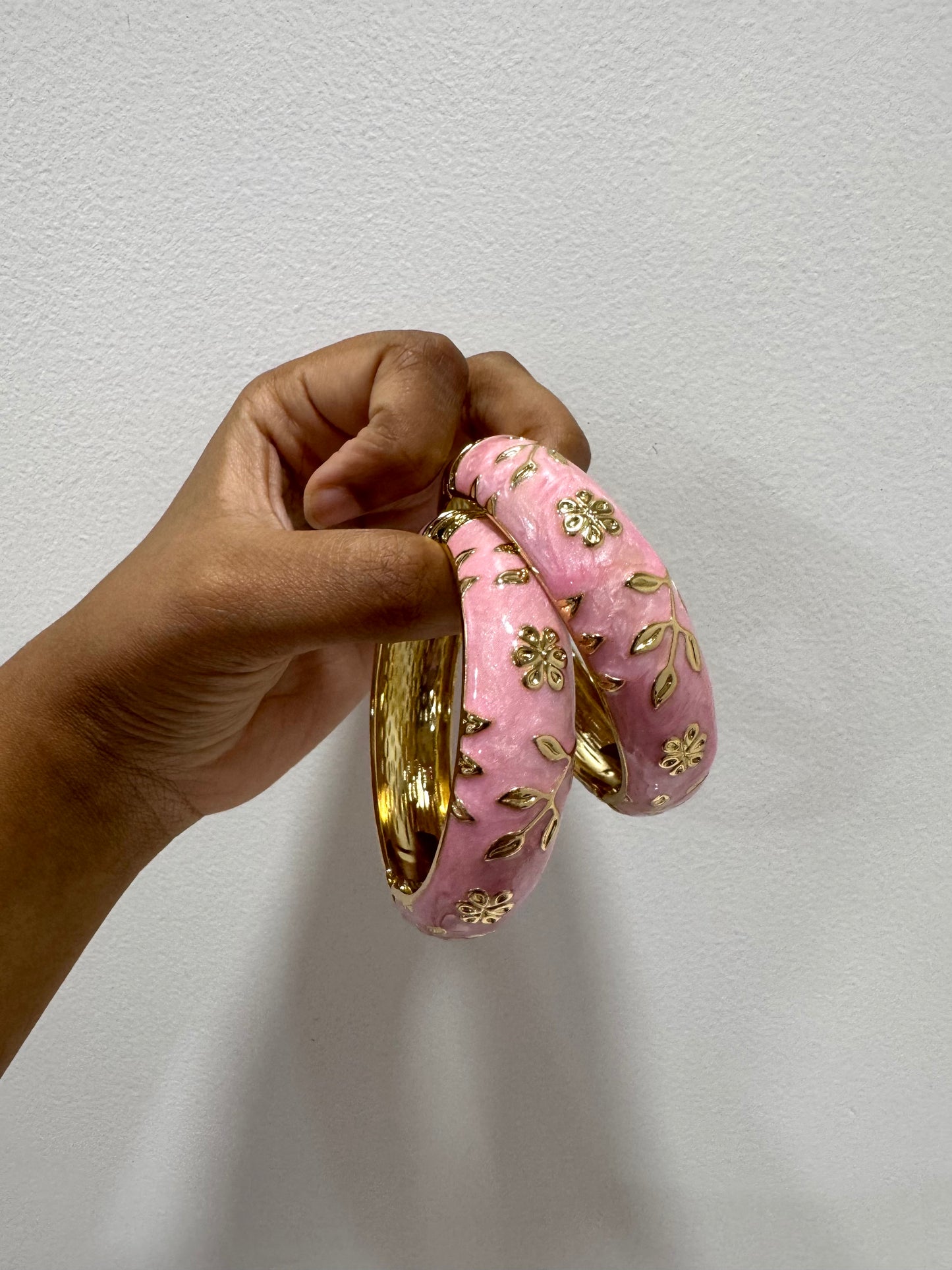 Pastel Pink Italian Bangle