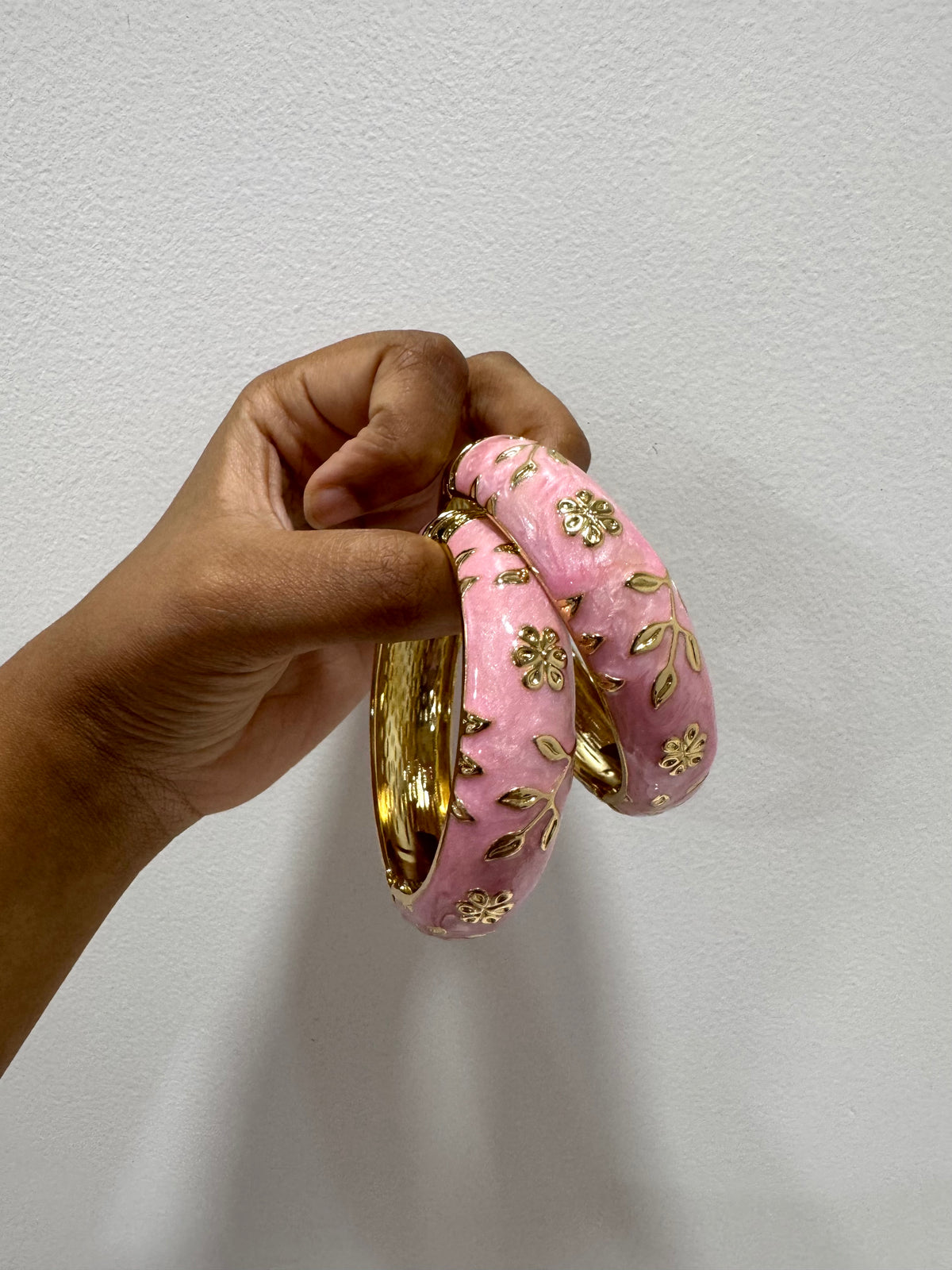 Pastel Pink Italian Bangle