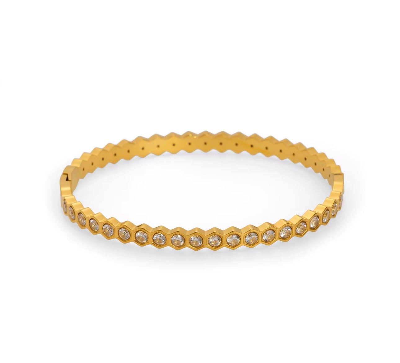 Pulseiras Crystal Zirconia Bracelet Bangles kohi shop