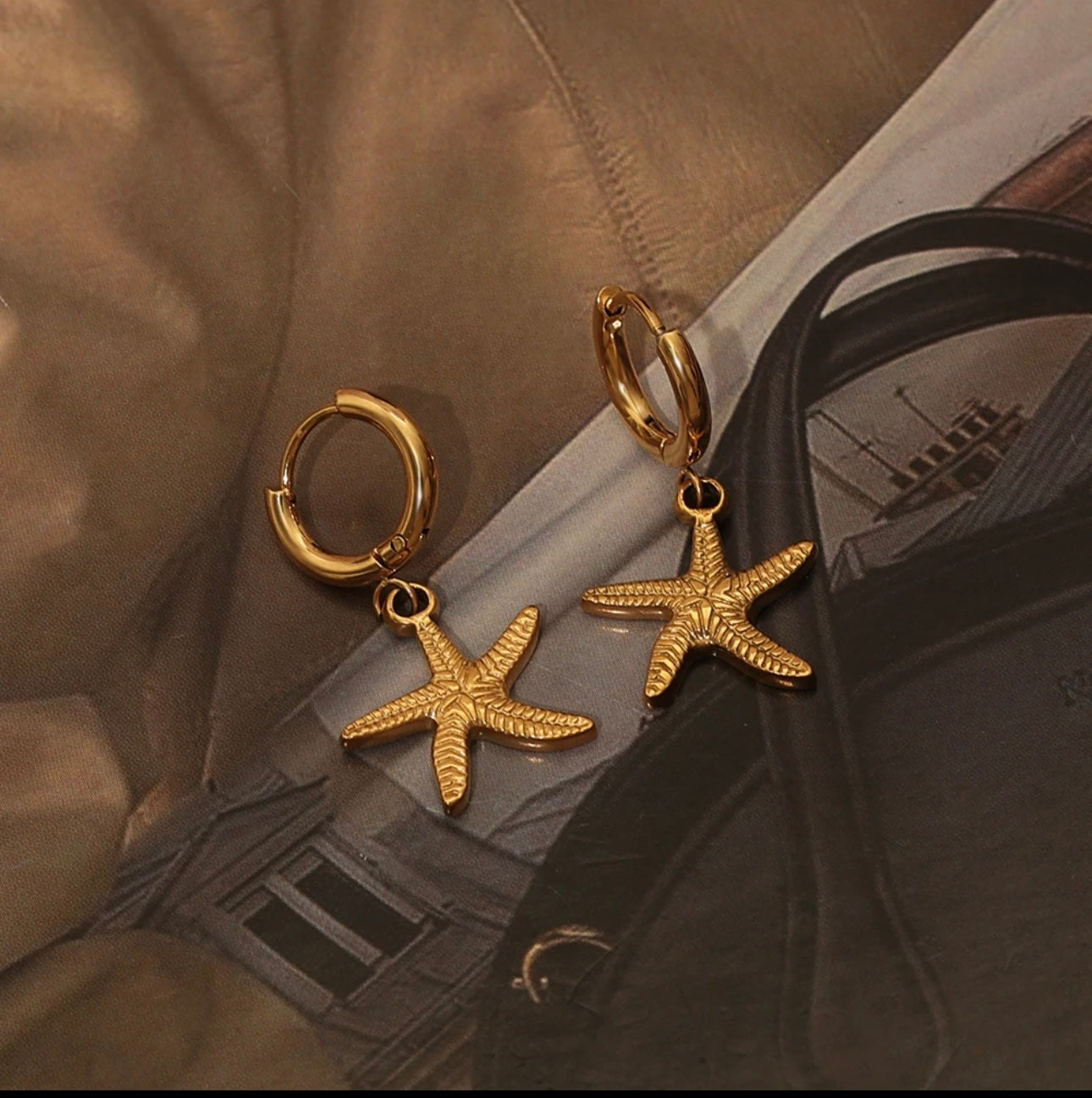 Summer Vibe Starfish Earrings kohi shop
